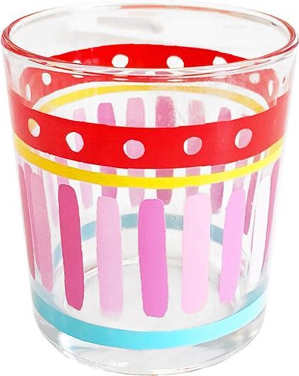 BLOND AMSTERDAM EB: GLASS UNI PINK STRIPE 1 BLOND AMSTERDAM EB: GLASS UNI PINK STRIPE