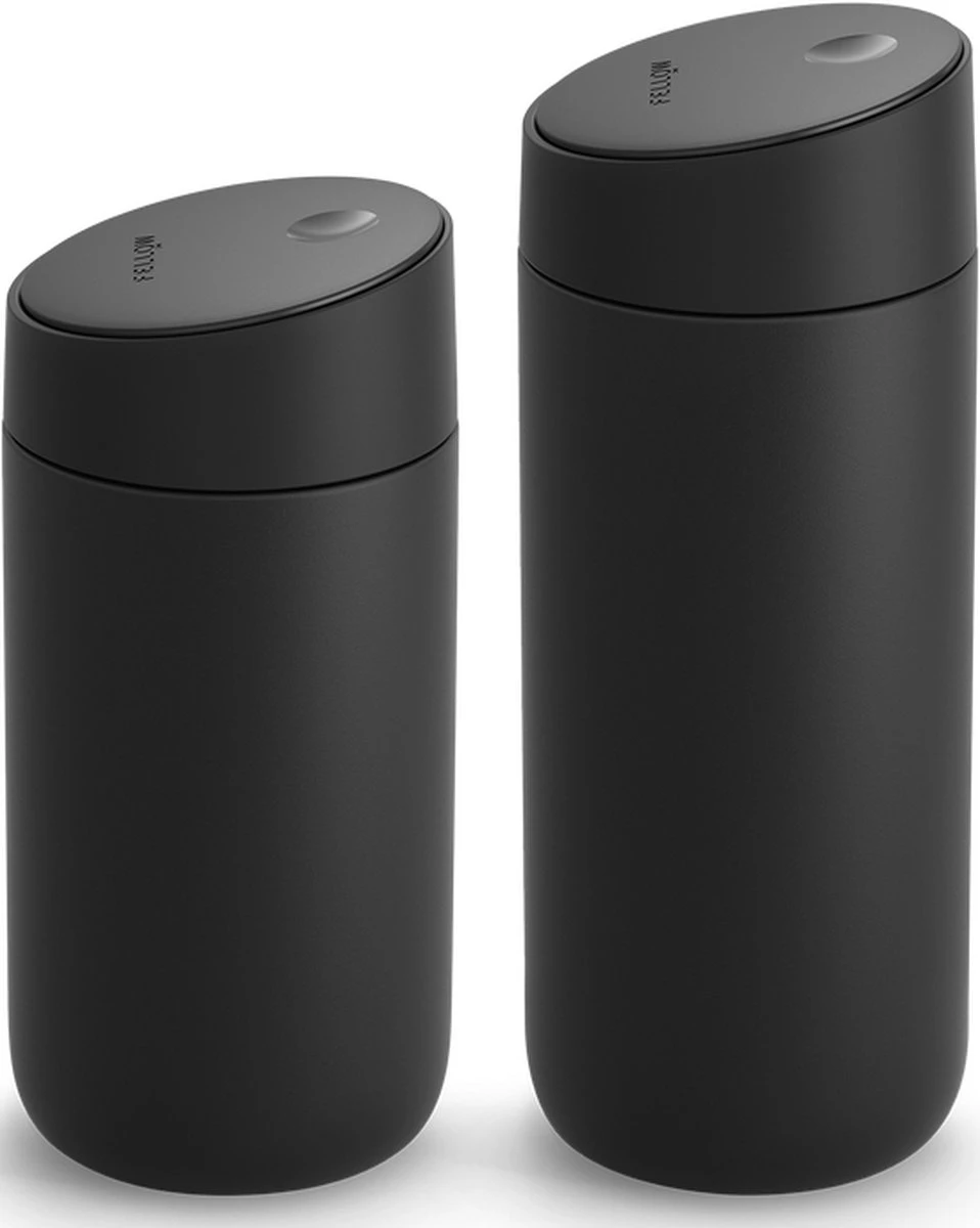 FELLOW - Carter "Move" Mug + Slide-Lock Deksel - Matte Black, 355ml 2 FELLOW - Carter "Move" Mug + Slide-Lock Deksel - Matte Black, 355ml - Afbeelding 2