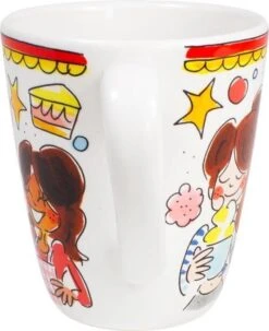 Blond Amsterdam Even Bijkletsen Mok 350 Ml - Rode Rand 8 Blond Amsterdam Even Bijkletsen Mok 350 Ml - Rode Rand -Keukenheld Verkoopwinkel 978x1200 1