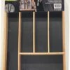 Houten Bestekbak/bestekhouder 36 X 26 Cm - Keukenlade/besteklade Inzetbakken